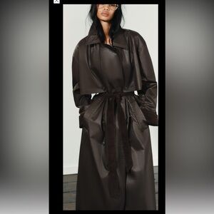 NWT ZARA Brown Women's Trench Coat